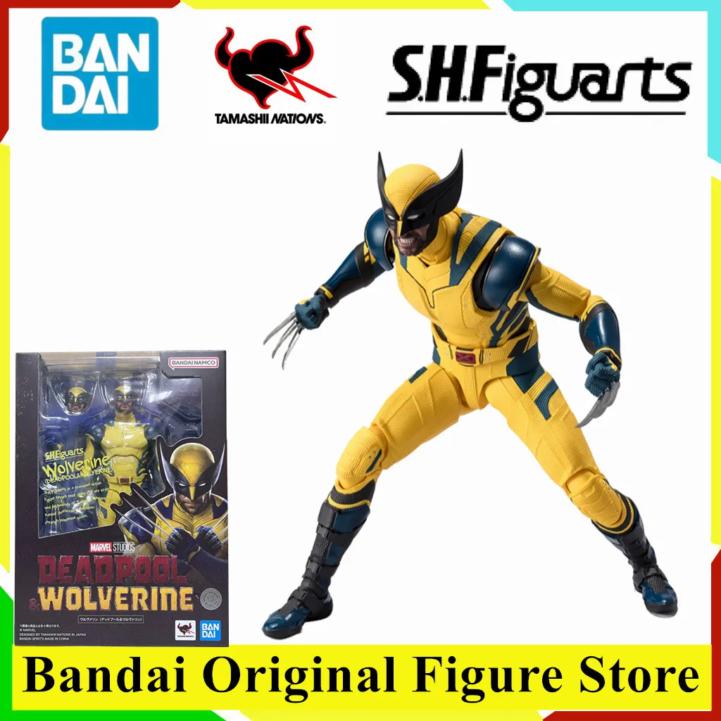 Original BANDAI S.H.Figuarts Wolverine Deadpool Wolverine Action Figure Toys PVC Model Collection
Original BANDAI S.H.Figuarts Wolverine Deadpool Wolverine Action Figure Toys PVC Model Collection