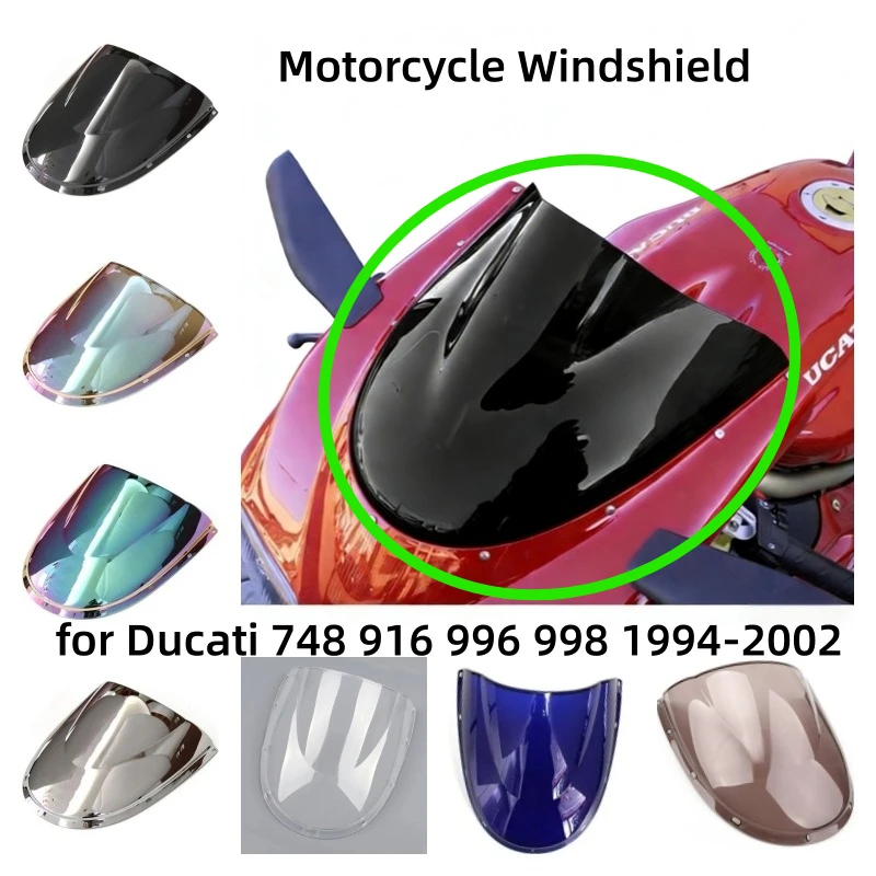 Motorcycle Windshield windshield double bubbles Deflector fairing for Ducati 748 916 996 998 1994-2002
Motorcycle Windshield windshield double bubbles Deflector fairing for Ducati 748 916 996 998 1994-2002