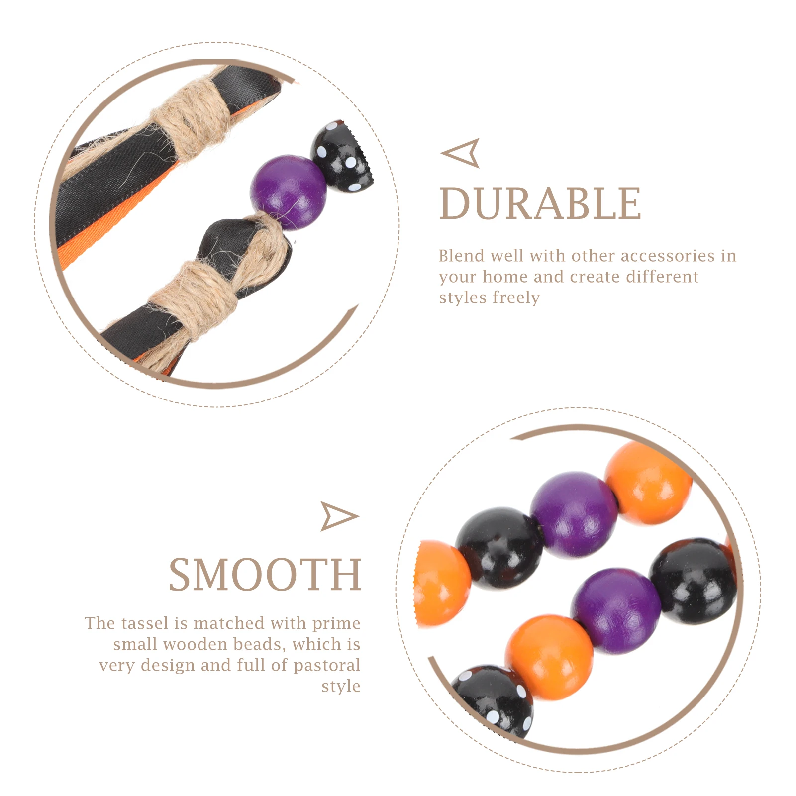 Wood Bead String Decorative Hanging nament for Home Party Festival Halloween Wood Beads Pendants Adornment
Wood Bead String Decorative Hanging nament for Home Party Festival Halloween Wood Beads Pendants Adornment