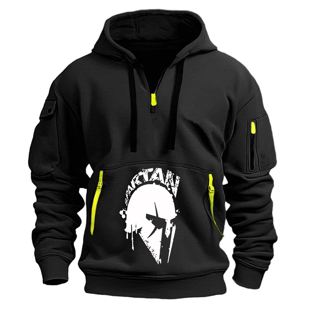 Retro Spartan The new men's half-zip pullover is a fashionable and novel style suitable for spring and autumn seasons hoodies
Retro Spartan The new men's half-zip pullover is a fashionable and novel style suitable for spring and autumn seasons hoodies