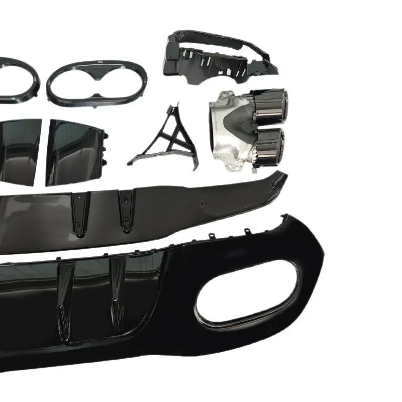 For A-Class W177 2019-2025 Sport Durable ABS Plastic A45 Rear Diffuser with Tail Pipe Throat
For A-Class W177 2019-2025 Sport Durable ABS Plastic A45 Rear Diffuser with Tail Pipe Throat