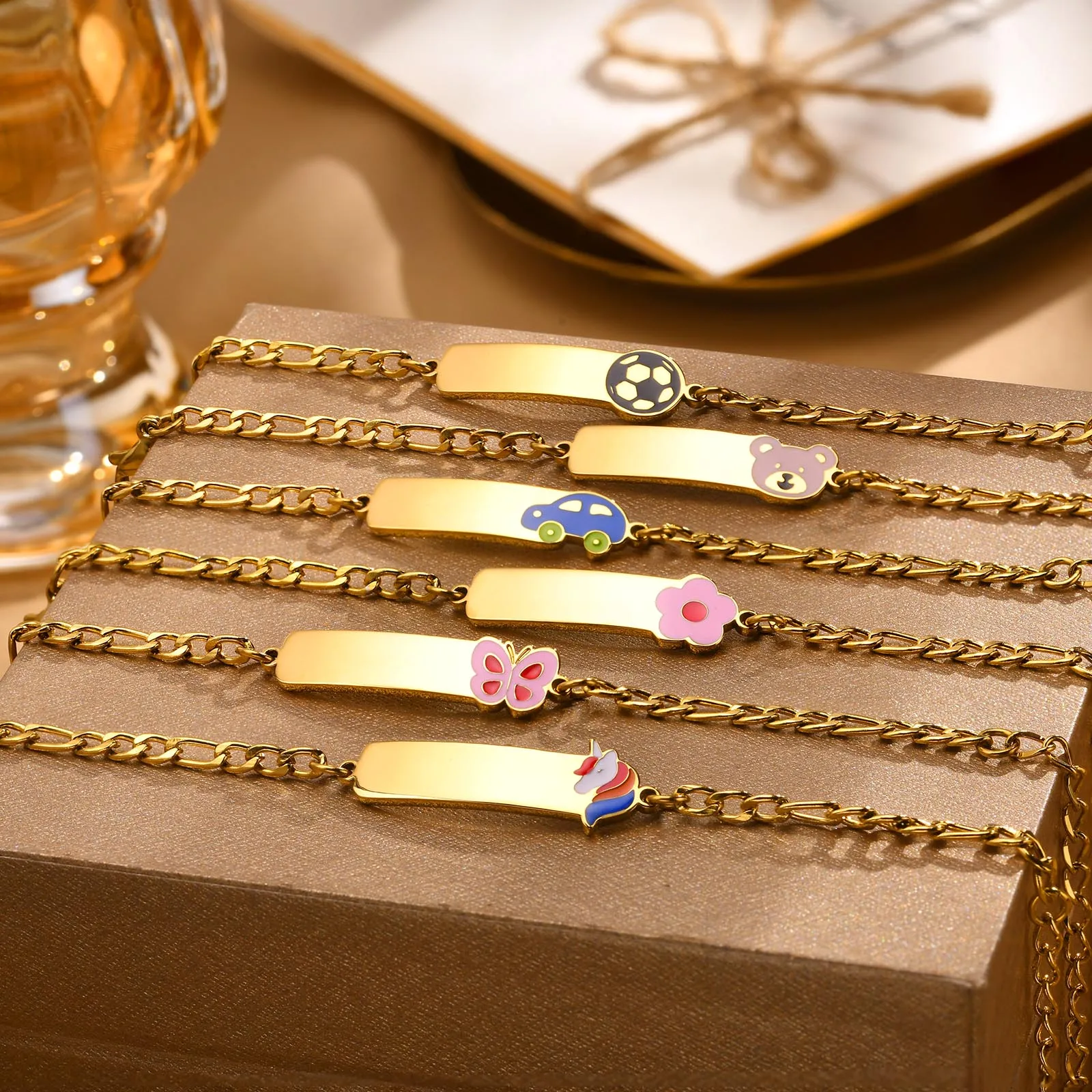 Free Custom Baby Bracelets,Anti Allergy Stainless Steel Engrave Name Birthdate Bracelets,New Brown Chird Jewelry Gift
Free Custom Baby Bracelets,Anti Allergy Stainless Steel Engrave Name Birthdate Bracelets,New Brown Chird Jewelry Gift