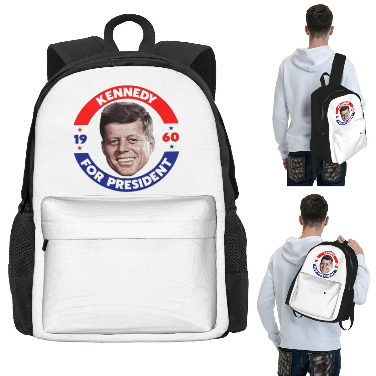 John F Kennedy For President Vote In 1960 Student Backpack School Bag Hiking Travel Daypack for Men Women Bookbag Shoulder Bags
John F Kennedy For President Vote In 1960 Student Backpack School Bag Hiking Travel Daypack for Men Women Bookbag Shoulder Bags