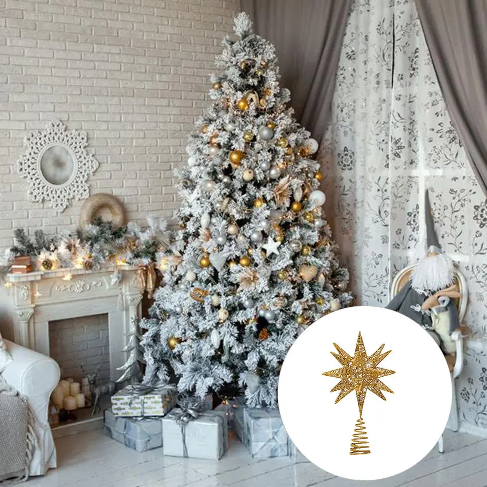 1pc Iron Star Ornament Christmas Decorative Star For Xmas Tree Window Adornment Party Decoration Holiday Home Office Pendant
1pc Iron Star Ornament Christmas Decorative Star For Xmas Tree Window Adornment Party Decoration Holiday Home Office Pendant