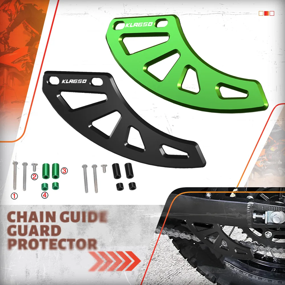 For Kawasaki KLR650 KLR650-E CNC Aluminum Motorcycle Accessories Chain Guide Guard Protection Kit Parts 2008-2015 2016 2017 2018
For Kawasaki KLR650 KLR650-E CNC Aluminum Motorcycle Accessories Chain Guide Guard Protection Kit Parts 2008-2015 2016 2017 2018