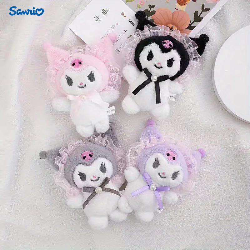 (Authorized) 1PC Sanrio Kawaii Kuromi plush toy, suitable for bag and backpack pendants, key pendants, birthday and holiday gift
(Authorized) 1PC Sanrio Kawaii Kuromi plush toy, suitable for bag and backpack pendants, key pendants, birthday and holiday gift