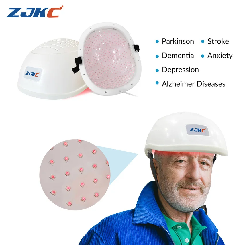 810nm Treatment for Stroke Patients Red Infrared Light Therapy Led Helmet Brain Photobiomodulation PBM for Alzheimer Parkinson
810nm Treatment for Stroke Patients Red Infrared Light Therapy Led Helmet Brain Photobiomodulation PBM for Alzheimer Parkinson