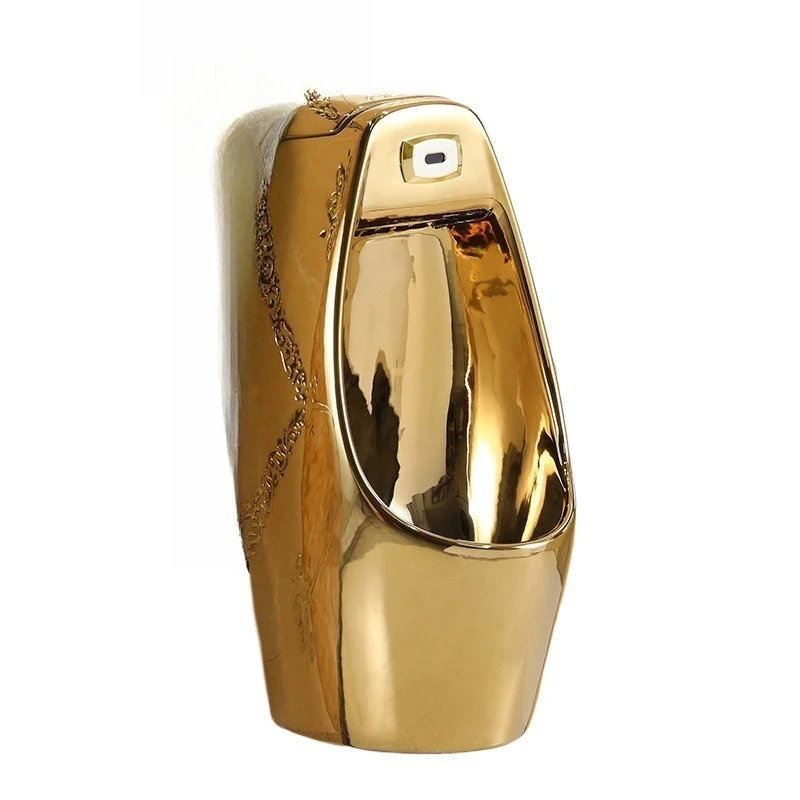 Induction gold bar wall-mounted men's ceramic urinal wall-mounted hotel urinal
Induction gold bar wall-mounted men's ceramic urinal wall-mounted hotel urinal