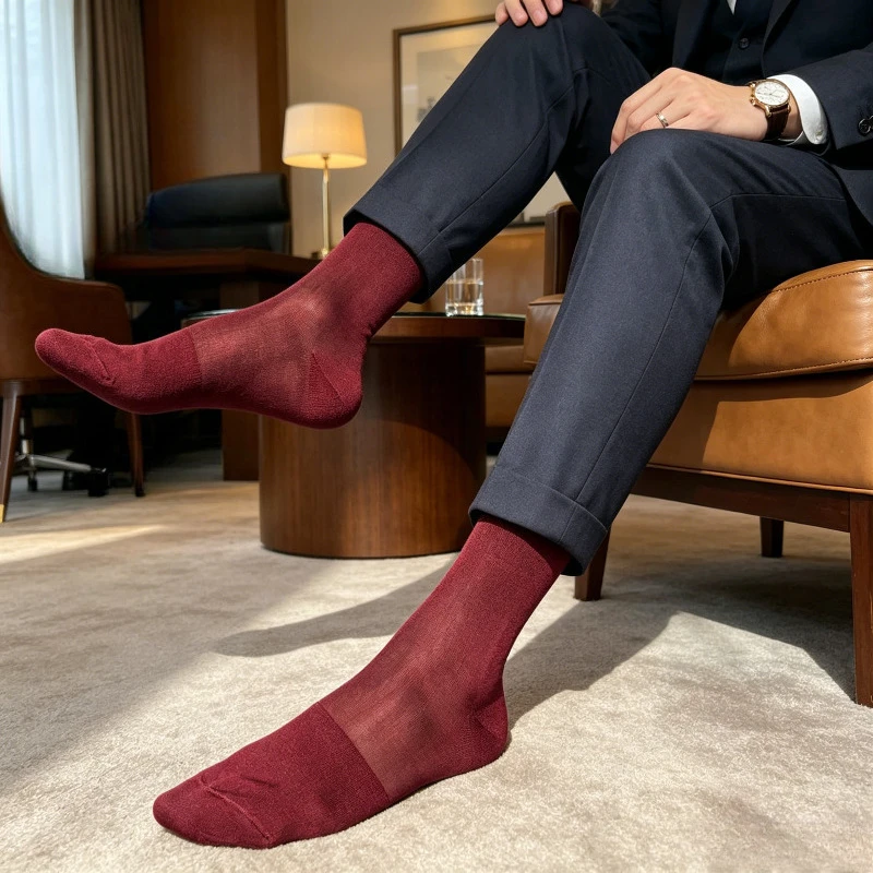 Men Over-the-Calf Tube Socks Mens High Tube Breathable Formal Suit Dress Business Nylon Socks Gifts Men Long Socks Men Seamless
Men Over-the-Calf Tube Socks Mens High Tube Breathable Formal Suit Dress Business Nylon Socks Gifts Men Long Socks Men Seamless