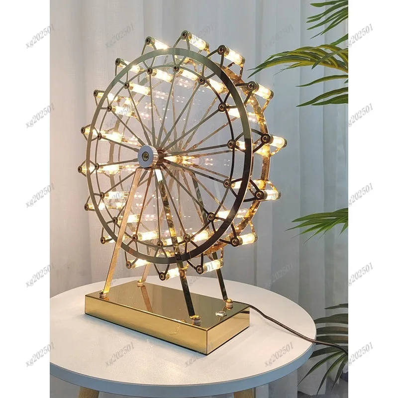 Ferris Wheel Rotating Table Lamp Romantic Night Light for Bedroom Live Stream Decor
Ferris Wheel Rotating Table Lamp Romantic Night Light for Bedroom Live Stream Decor