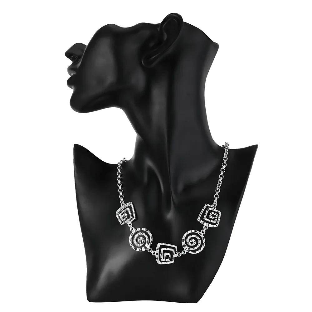 Fashion Brand 925 Sterling Silver Necklace For Women Jewelry Retro Spiral Pattern Pendant Valentine'S Day Gifts Wedding
Fashion Brand 925 Sterling Silver Necklace For Women Jewelry Retro Spiral Pattern Pendant Valentine'S Day Gifts Wedding