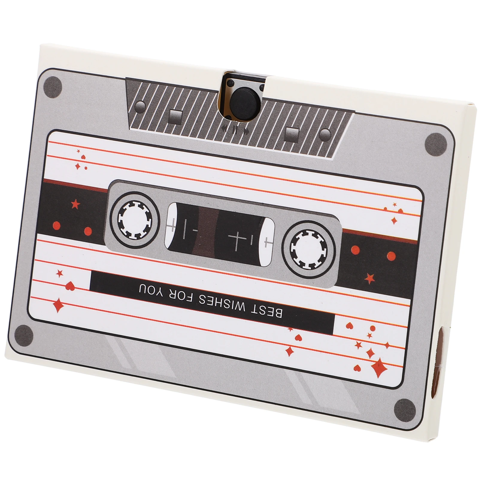 Musical Greeting Card White Paperboard Design Recordable Cards Sounding Party Cards Material 30 Seconds
Musical Greeting Card White Paperboard Design Recordable Cards Sounding Party Cards Material 30 Seconds