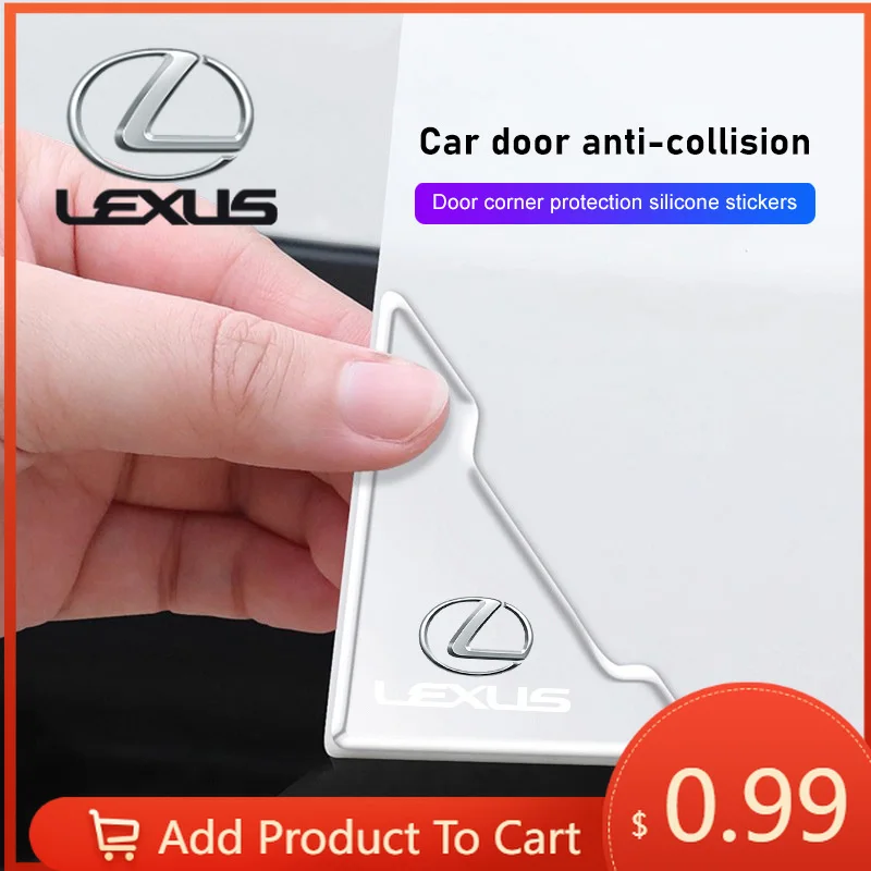 Interior Stickers 4Pcs Car Door Silicone Buffer Stickers Anticollision Anti Scratch For Lexus F-SPORT ES RX NX LS UX LM LX GX LC
Interior Stickers 4Pcs Car Door Silicone Buffer Stickers Anticollision Anti Scratch For Lexus F-SPORT ES RX NX LS UX LM LX GX LC