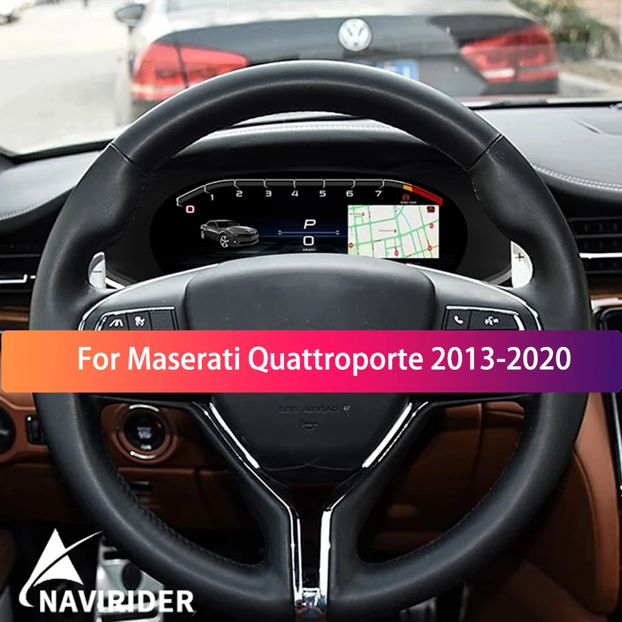 Многоцветный высококачественный смарт-дисплей для Maserati Quattroporte 2013-2020: обновленный ЖК-приборный щиток с картой и спидометром
Многоцветный высококачественный смарт-дисплей для Maserati Quattroporte 2013-2020: обновленный ЖК-приборный щиток с картой и спидометром