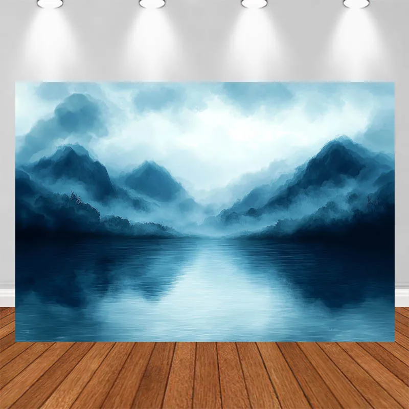 LS Photography Background Traditional Chinese Ink Wash Mountain Water Clouds Lake Decor Adult Portrait Photo Backdrop Studio
LS Photography Background Traditional Chinese Ink Wash Mountain Water Clouds Lake Decor Adult Portrait Photo Backdrop Studio