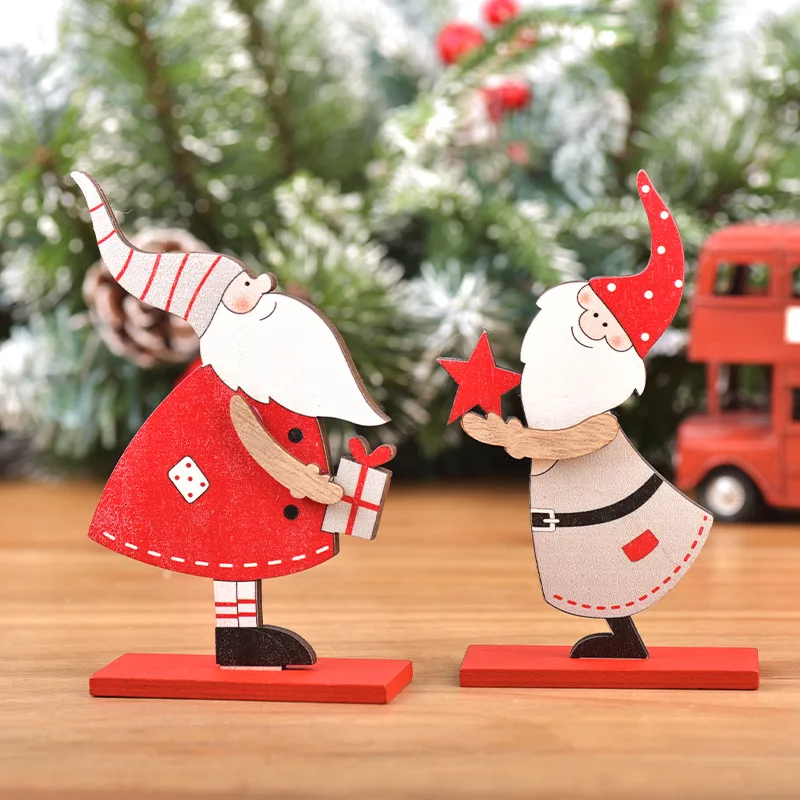 2Pcs Christmas Decorations For Home Santa Claus Window Ornaments Wooden Doll Gifts Desktop Decor 2025 New Year Home Decorations
2Pcs Christmas Decorations For Home Santa Claus Window Ornaments Wooden Doll Gifts Desktop Decor 2025 New Year Home Decorations