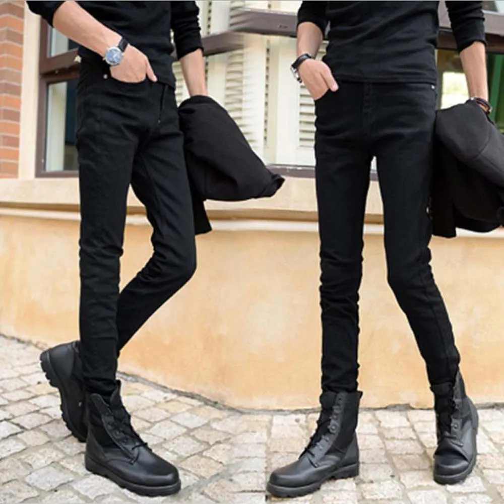 HOT 2022 Fashion Black Design Boys Men's Sweatpants Casual Long Jeans Homme Skinny Men Denim Teenagers Pencil Pants Jeans
HOT 2022 Fashion Black Design Boys Men's Sweatpants Casual Long Jeans Homme Skinny Men Denim Teenagers Pencil Pants Jeans