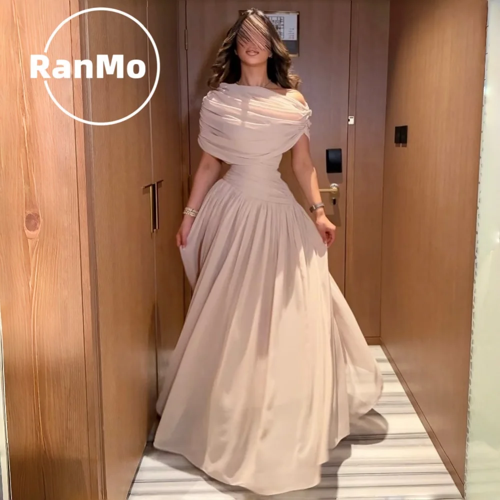 Ranmo Customized Modern Chiffon Pleat A-line Off-the-shoulder Evening Gown Dress Long Bespoke Occasion Pleat Celebrity Dresses
Ranmo Customized Modern Chiffon Pleat A-line Off-the-shoulder Evening Gown Dress Long Bespoke Occasion Pleat Celebrity Dresses
