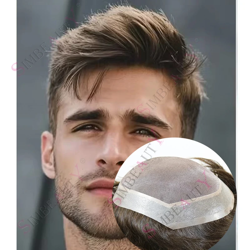 Natural Hairline Male Toupee Breathable Lace&Mono&PU Base Men Dark Brown Black 100% Human Hair Units Wigs Replacement Prosthesis
Natural Hairline Male Toupee Breathable Lace&Mono&PU Base Men Dark Brown Black 100% Human Hair Units Wigs Replacement Prosthesis