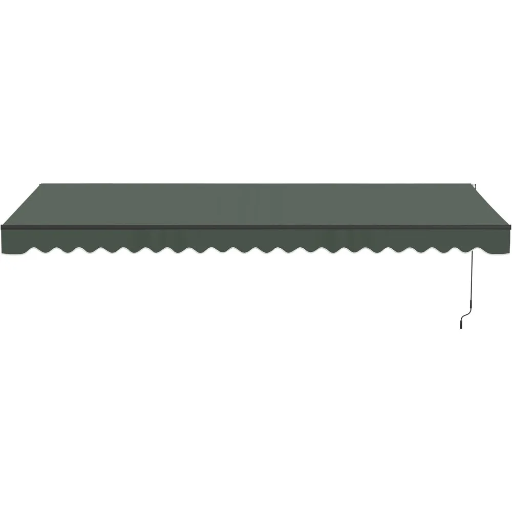 16x10 feet caribbean style electric black frame awning, remote control motorized & manual crank, outdoor shade canopy with uv-r
16x10 feet caribbean style electric black frame awning, remote control motorized & manual crank, outdoor shade canopy with uv-r