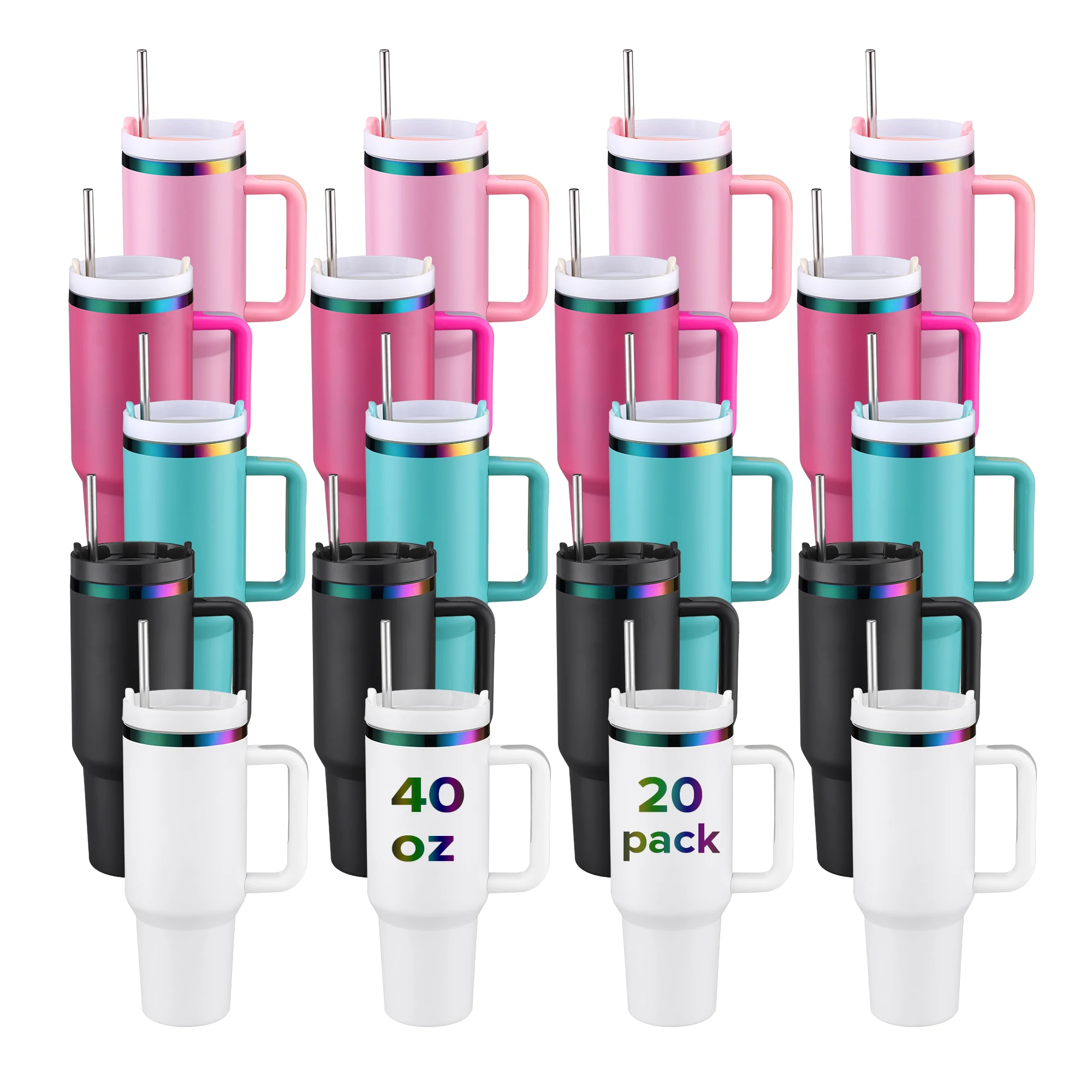 20pcs 40OZ glass cups, rainbow gold-plated silver plated vacuum water bottles, travel cups, laser insulated cups suitable for ho
20pcs 40OZ glass cups, rainbow gold-plated silver plated vacuum water bottles, travel cups, laser insulated cups suitable for ho