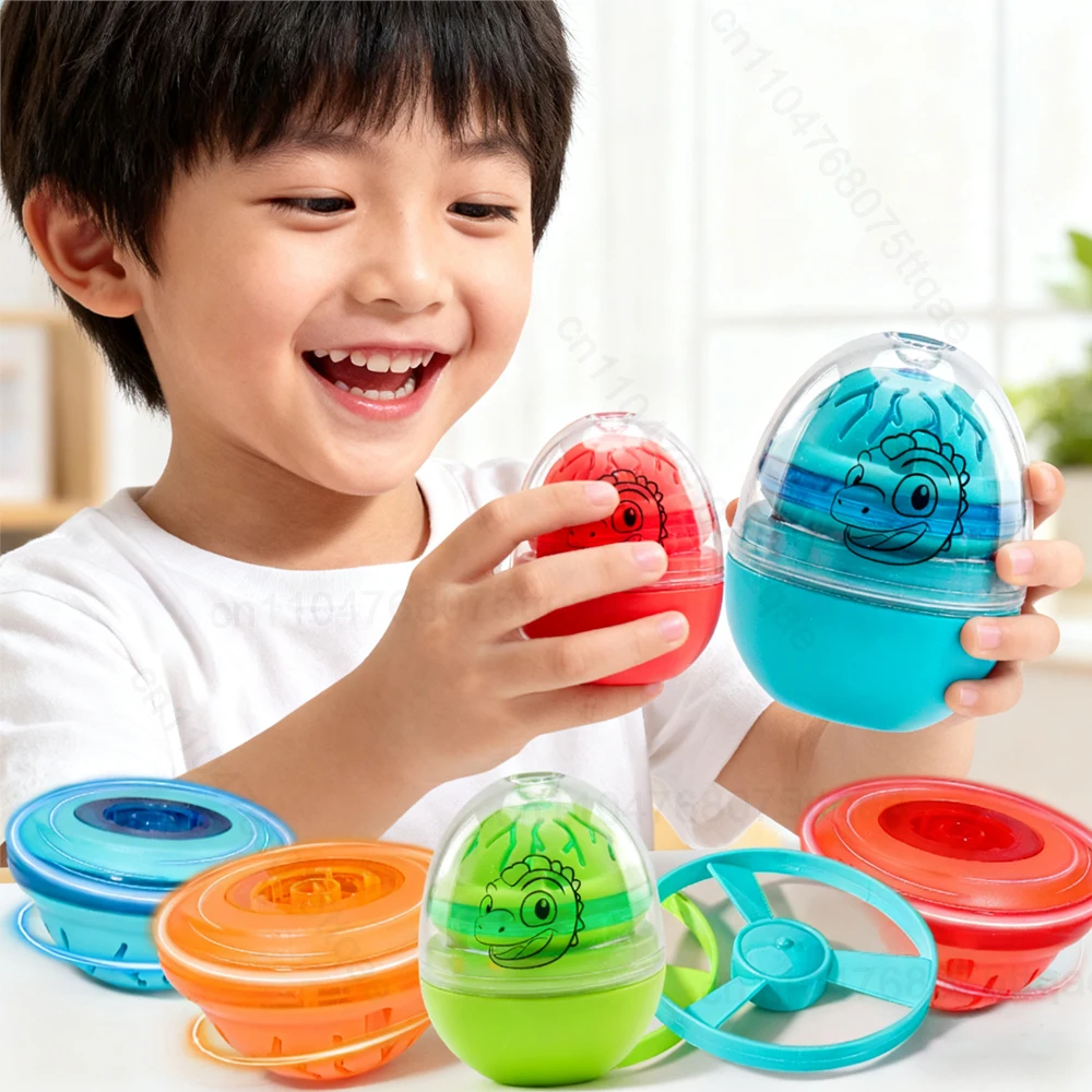 Детские вращающиеся игрушки-гироскопы, несколько игр, мультяшное яйцо динозавра, волшебная летающая тарелка, гироскоп для мальчиков, соревнования на Рождество
Детские вращающиеся игрушки-гироскопы, несколько игр, мультяшное яйцо динозавра, волшебная летающая тарелка, гироскоп для мальчиков, соревнования на Рождество