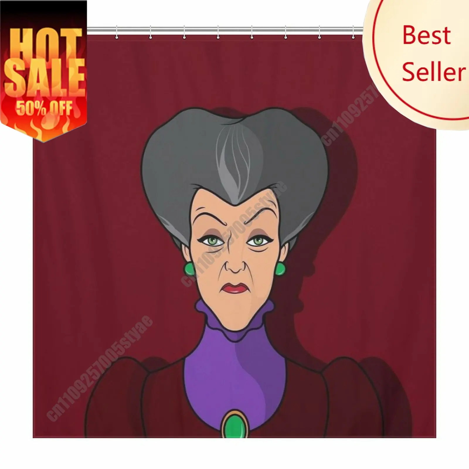 Lady Tremaine Shower Curtain Disney Cartoon Movie Kids Cute Animal Bathroom Home Party Decoration Waterproof Custom Bath Curtain
Lady Tremaine Shower Curtain Disney Cartoon Movie Kids Cute Animal Bathroom Home Party Decoration Waterproof Custom Bath Curtain