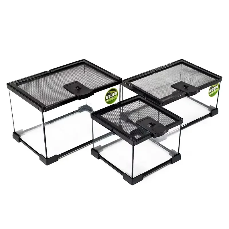 Folding Storage Glass Reptile Terrarium Stackable Eco-Friendly Durable Breeding Cage Easy Assembly Tank for
Folding Storage Glass Reptile Terrarium Stackable Eco-Friendly Durable Breeding Cage Easy Assembly Tank for