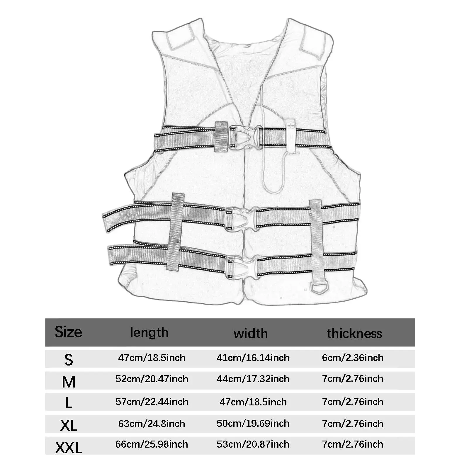 Life Jacket Lightweight Adjustable Straps Portable Adult Life Vest with Whistle High Buoyancy for Canoeing Kayaking Water Sports
Life Jacket Lightweight Adjustable Straps Portable Adult Life Vest with Whistle High Buoyancy for Canoeing Kayaking Water Sports