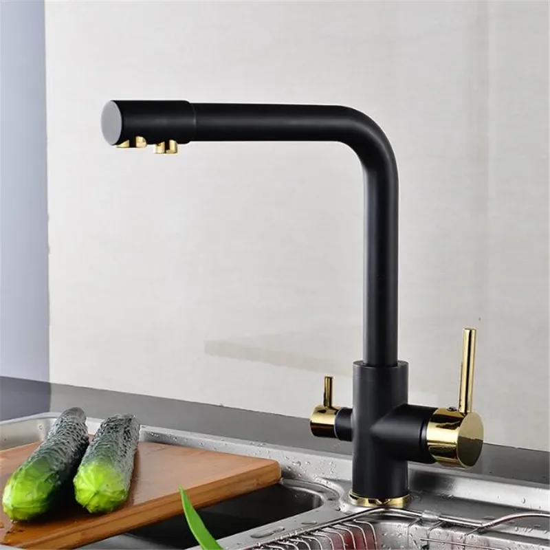 Gold/Black Basin Faucets Filter Kitchen Faucets Deck Mounted Mixer Tap 360 Rotation with Water Purification Features Mixer Tap
Gold/Black Basin Faucets Filter Kitchen Faucets Deck Mounted Mixer Tap 360 Rotation with Water Purification Features Mixer Tap