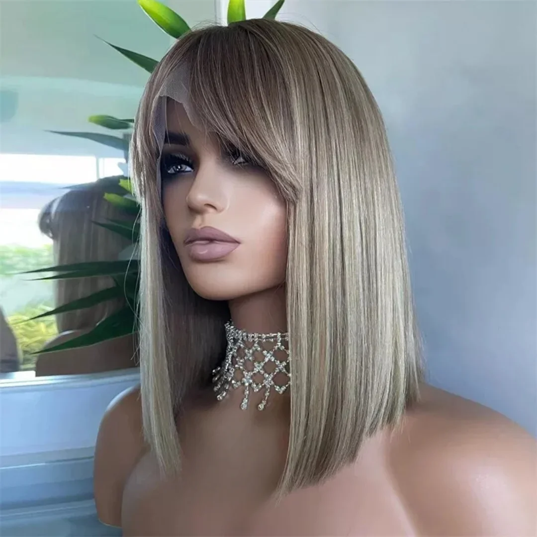 Soft Highlight Blond Straight Hair 150 density and 13×4 100%human hair wig lace front wig, with baby hair pre plucked
Soft Highlight Blond Straight Hair 150 density and 13×4 100%human hair wig lace front wig, with baby hair pre plucked