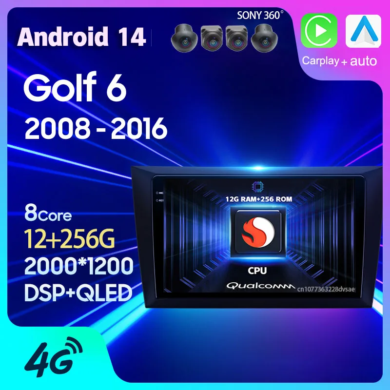 Android 14 Carplay Auto DSP For Volkswagen Golf 6 2008 2009 2010-2016 Car Radio WIFI+4G GPS Multimedia Player 2 DIN Stereo Video
Android 14 Carplay Auto DSP For Volkswagen Golf 6 2008 2009 2010-2016 Car Radio WIFI+4G GPS Multimedia Player 2 DIN Stereo Video