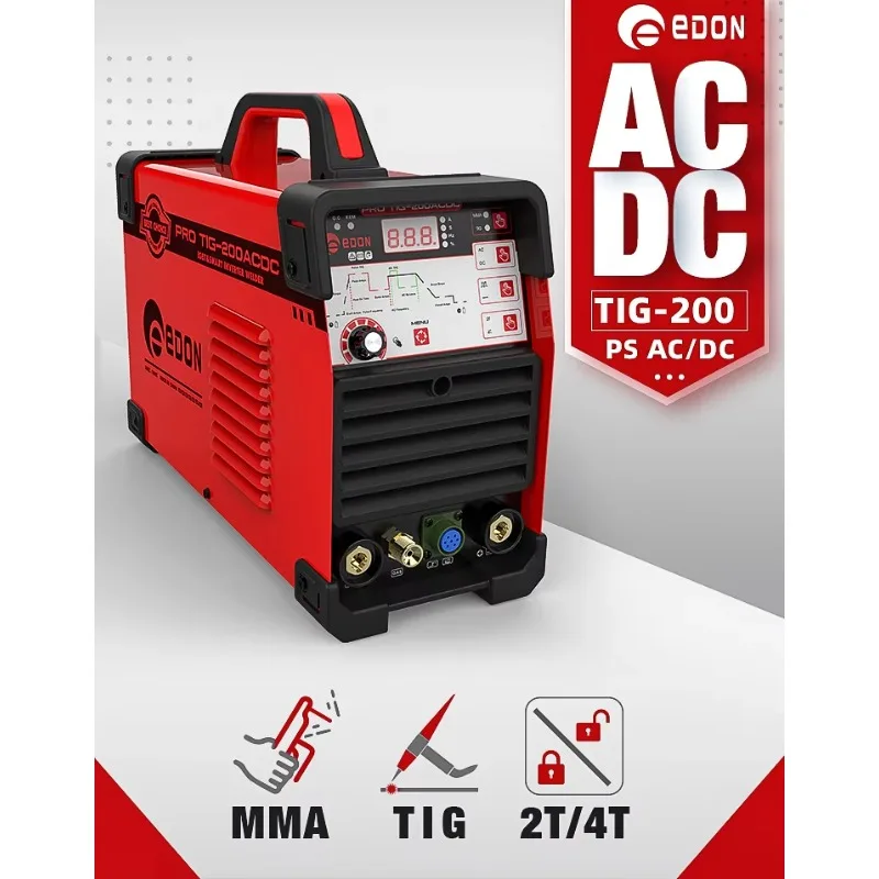PULSE ACDC INVERTER Aluminum Tig Welding Machine Stainless De Soldar TIG WELDER TIG-200
PULSE ACDC INVERTER Aluminum Tig Welding Machine Stainless De Soldar TIG WELDER TIG-200