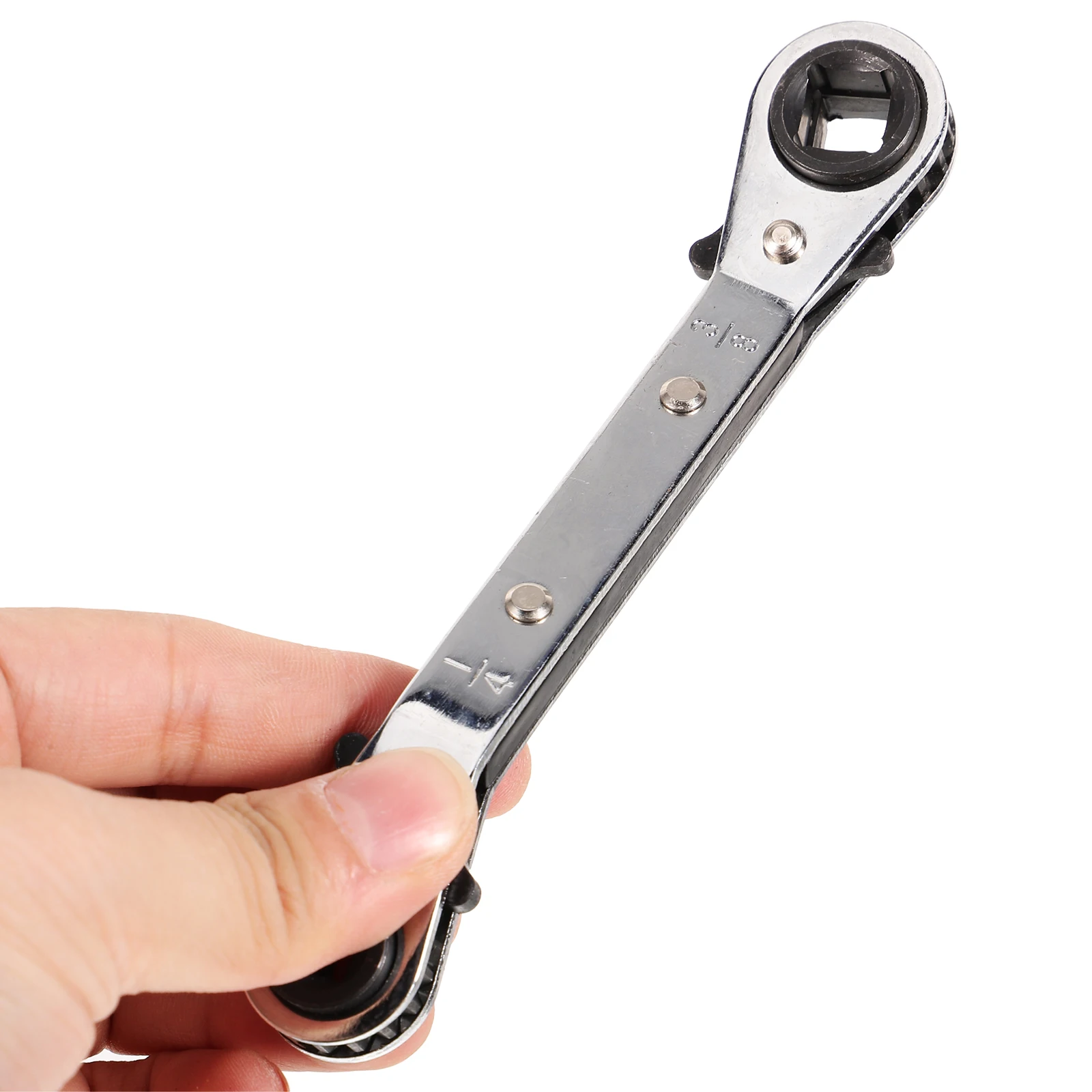 1 set Ratchet Wrench Set 5/16 x 1/4 for Air Conditioner Repair Refrigeration Tools Steel Spanner HVAC MaintenanceToddler 
1 set Ratchet Wrench Set 5/16 x 1/4 for Air Conditioner Repair Refrigeration Tools Steel Spanner HVAC MaintenanceToddler