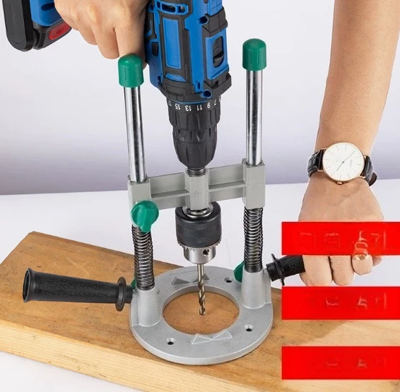 Aluminum alloy drill seat guidance accuracy Upgraded portable drilling guide accessory, vertical drilling machine accessory
Aluminum alloy drill seat guidance accuracy Upgraded portable drilling guide accessory, vertical drilling machine accessory