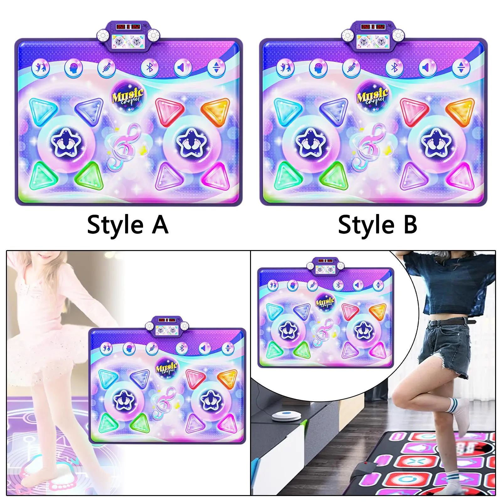 Dance Mat Toy for Kids Multipurpose Lightweight Girls Boys Portable Birthday Gift with Light Foldable Challenge Game Dance Toy
Dance Mat Toy for Kids Multipurpose Lightweight Girls Boys Portable Birthday Gift with Light Foldable Challenge Game Dance Toy