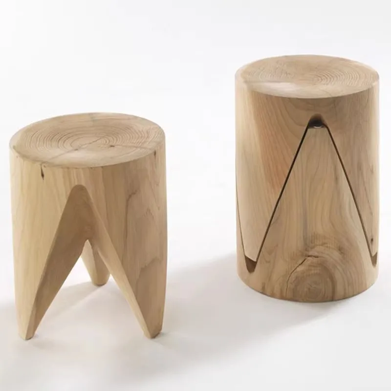 Simple creative solid wood stool, kindergarten creative wooden pier chair, root carved log stool, base logpier
Simple creative solid wood stool, kindergarten creative wooden pier chair, root carved log stool, base logpier