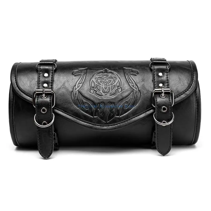 U75E Motorcycle Front Tool Bag Gothic Design PU Leather Construction Waterproof Storage Easy Installation
U75E Motorcycle Front Tool Bag Gothic Design PU Leather Construction Waterproof Storage Easy Installation