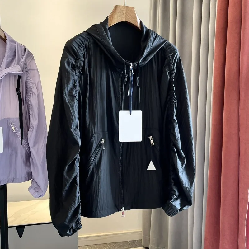 2024 Spring and summer female hooded Jacket Y2K Casual jacket individuality sleeve Fashion clothing Sun protection female coat
2024 Spring and summer female hooded Jacket Y2K Casual jacket individuality sleeve Fashion clothing Sun protection female coat