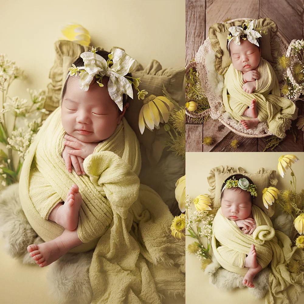 Boho Newborn Photography Props Baby Photo Wrapping Cloth Bow Headband Artificial Flowers Baby Photoshoot Accessories for Studio
Boho Newborn Photography Props Baby Photo Wrapping Cloth Bow Headband Artificial Flowers Baby Photoshoot Accessories for Studio