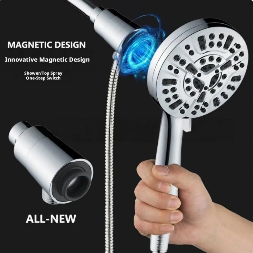 America Concealed Suspended Magnetic Shower Foreign Trade Booster Shower Set 9 Functions Water Outlet Shower Head
America Concealed Suspended Magnetic Shower Foreign Trade Booster Shower Set 9 Functions Water Outlet Shower Head