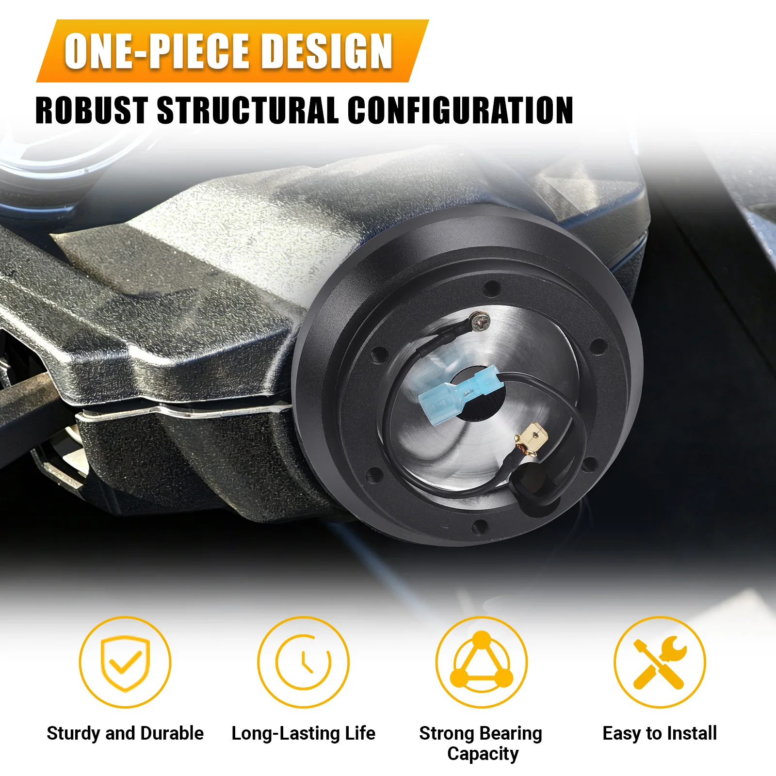 Steering Wheel Short Hub Black Plastic Metal Racing Short Hub Boss Adapters For Mitsubishi Eclipse Subaru Impreza WRX 100H NEW
Steering Wheel Short Hub Black Plastic Metal Racing Short Hub Boss Adapters For Mitsubishi Eclipse Subaru Impreza WRX 100H NEW