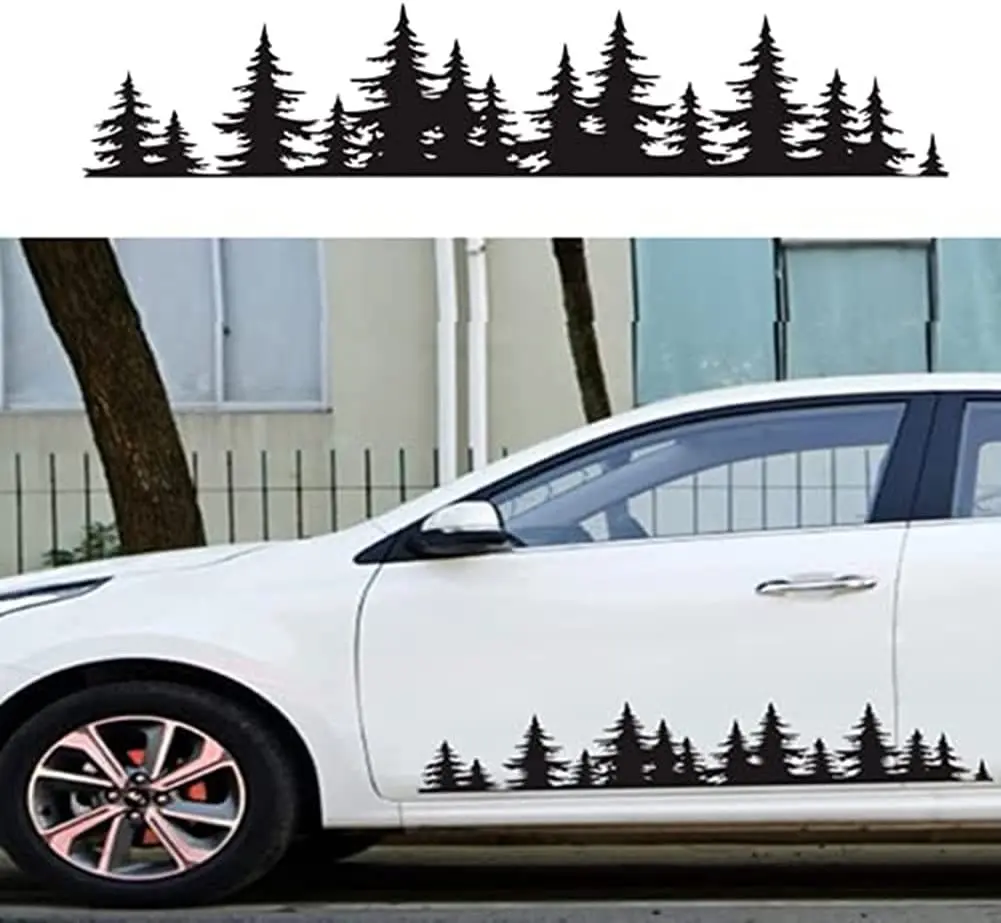 FADZECO 1PC Graphic Car Body Stickers Unique Pine Tree Forest Sports Bumper Sticker Car Body Decals Universal Side Skirt Automob
FADZECO 1PC Graphic Car Body Stickers Unique Pine Tree Forest Sports Bumper Sticker Car Body Decals Universal Side Skirt Automob