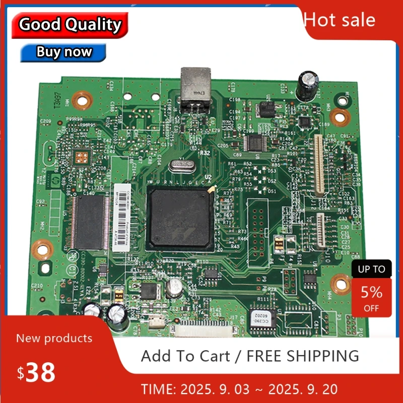 Оригинальный тест для HP M1120 1120, плата форматирования CC390-60001, материнская плата, материнская плата, детали принтера в продаже
Оригинальный тест для HP M1120 1120, плата форматирования CC390-60001, материнская плата, материнская плата, детали принтера в продаже
