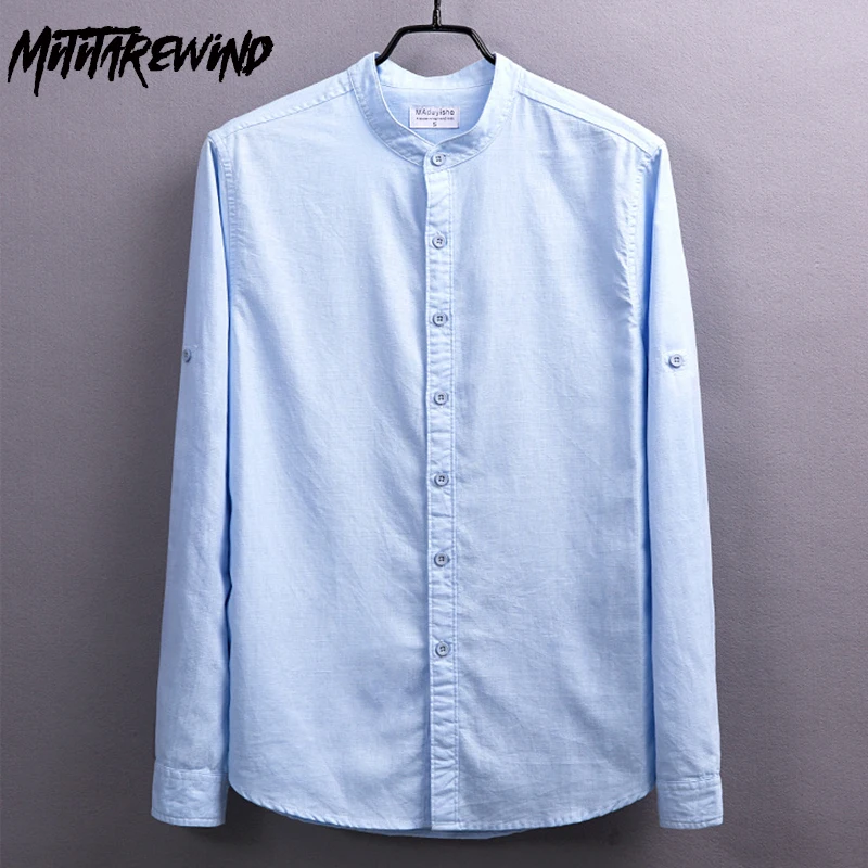 Spring and Summer Men's Shirts Harajuku Shirt Daily Casual Long Sleeve Shirt Stand Collar Plain Shirt Breathable Simple Top Slim
Spring and Summer Men's Shirts Harajuku Shirt Daily Casual Long Sleeve Shirt Stand Collar Plain Shirt Breathable Simple Top Slim