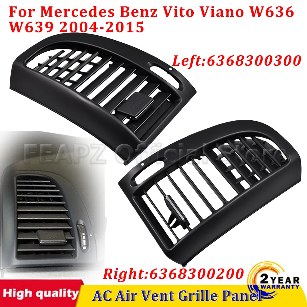 Air Conditioning Vent Outlet Cover AC Air Vent Grille Panel Front Left Or Right For Mercedes Benz Vito Viano W636 W639 2004-2015
Air Conditioning Vent Outlet Cover AC Air Vent Grille Panel Front Left Or Right For Mercedes Benz Vito Viano W636 W639 2004-2015
