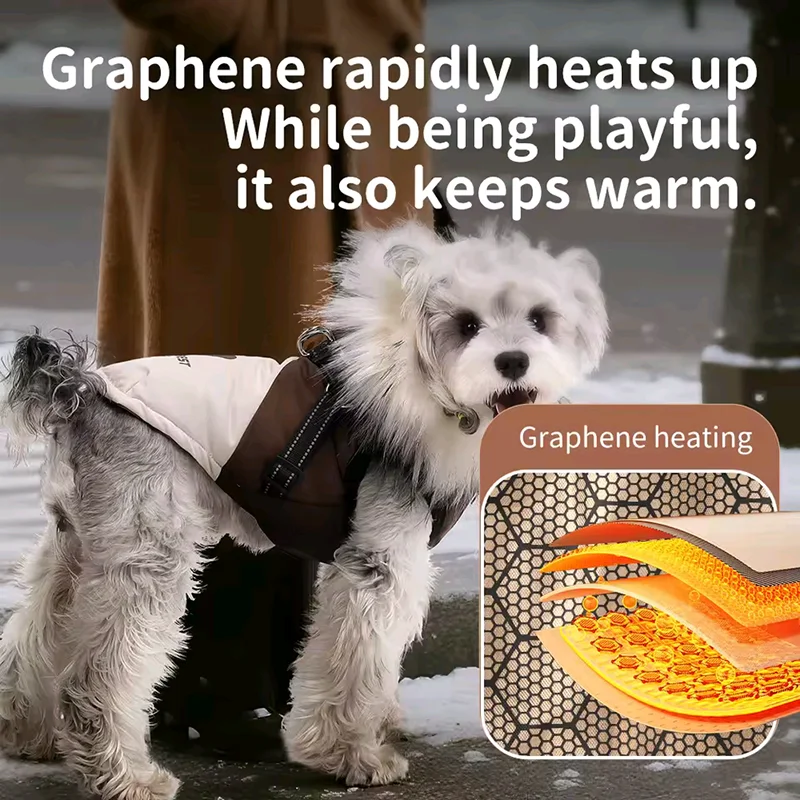 Autumn Winter Dog Down Cotton Jacket With Hooded Fur Collar Four Leg Protection Dog Windproof High Neck Jacket Dog Clothes
Autumn Winter Dog Down Cotton Jacket With Hooded Fur Collar Four Leg Protection Dog Windproof High Neck Jacket Dog Clothes