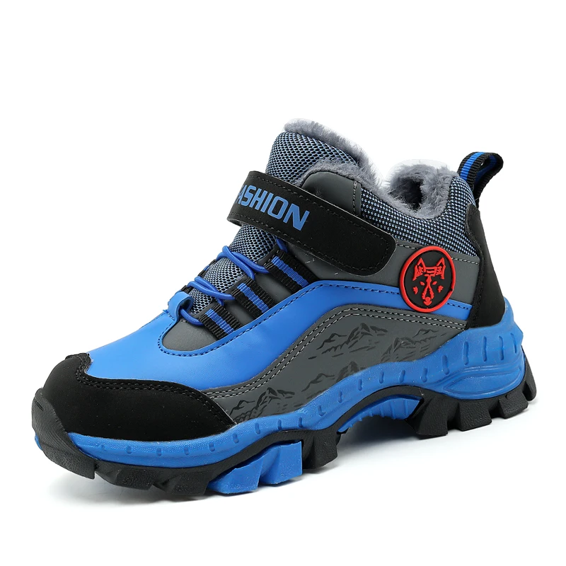 Winter boy's sports shoes Winter Outdoor touch fastener Anti-slip Waterproof Students Campus Fashion Leisure Hiking shoes
Winter boy's sports shoes Winter Outdoor touch fastener Anti-slip Waterproof Students Campus Fashion Leisure Hiking shoes