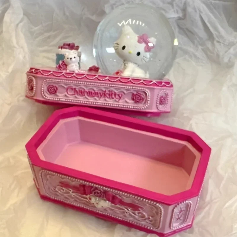 Disney Hello Kitty хрустальный шар, коробка для хранения ювелирных изделий из смолы, настольная модель, украшения, игрушка, украшение для дома, подарки на день рождения для детей
Disney Hello Kitty хрустальный шар, коробка для хранения ювелирных изделий из смолы, настольная модель, украшения, игрушка, украшение для дома, подарки на день рождения для детей