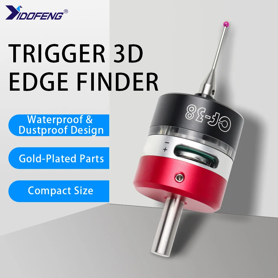 YIDOFENG CF-38 3D trigger type edge finder workpiece processing centering CNC milling machine three-coordinate precision probe
YIDOFENG CF-38 3D trigger type edge finder workpiece processing centering CNC milling machine three-coordinate precision probe